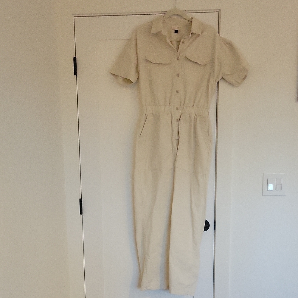 Universal Thread Cream Jumpsuit